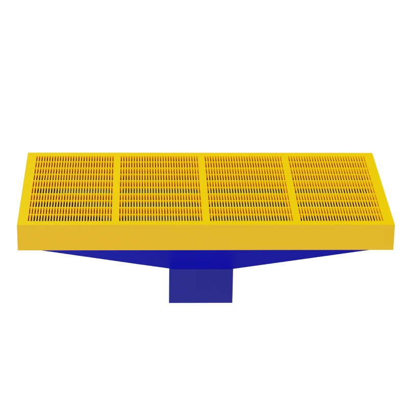 Non-Continuous Slotted Screen Plate